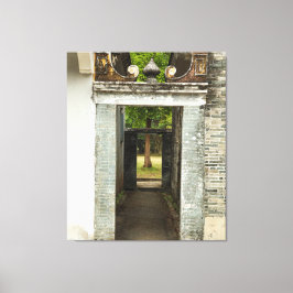 Li Garden Series: Serene Corridor Leinwanddruck