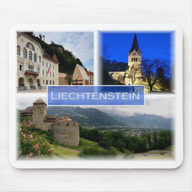 LI Liechtenstein - Vaduz Mousepad (Vorne)