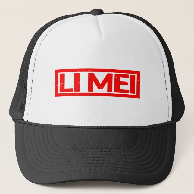 Li Mei Briefmarke Truckerkappe (Vorderseite)