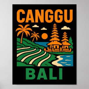 Li Surfen Canggu Li Vintage Herren Strand Leben Poster