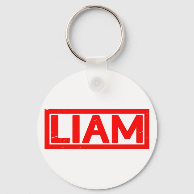 Liam Briefmarke Schlüsselanhänger (Vorderseite)
