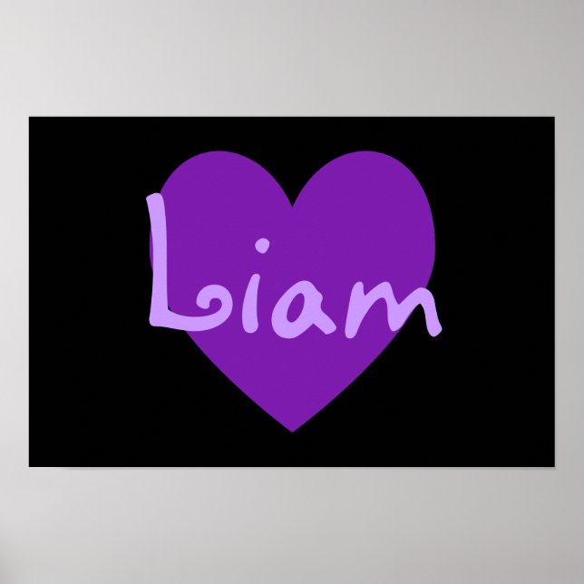 Liam in Lila Poster (Vorne)