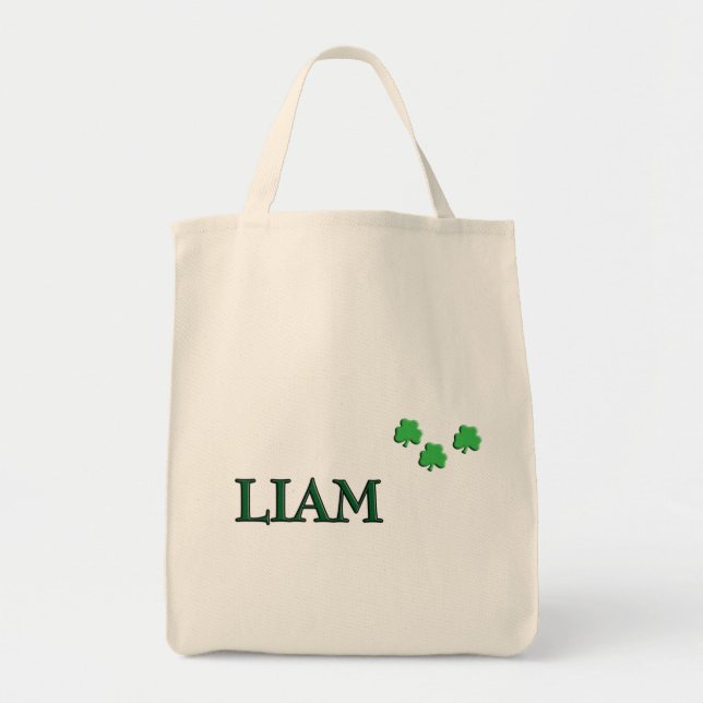 Liam-individueller Name Tragetasche (Vorne)