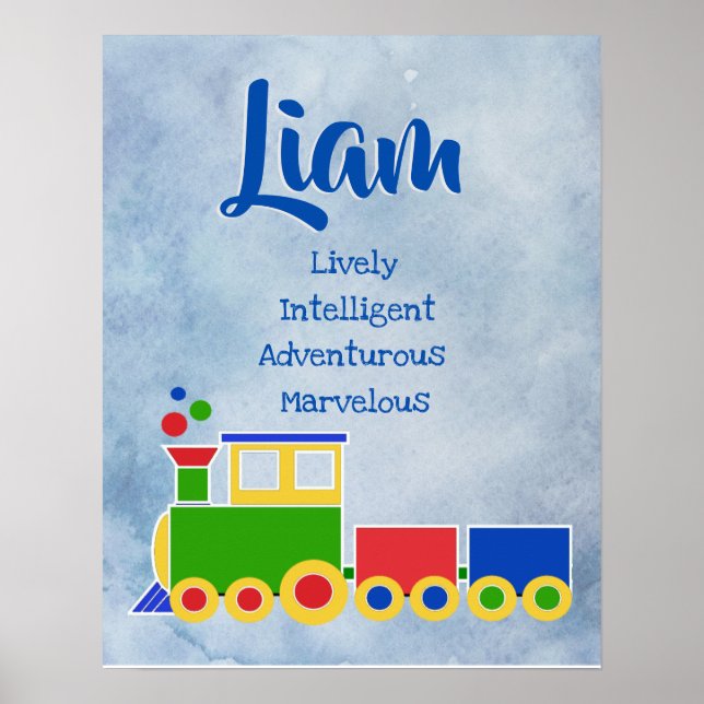 Liam Name Poster (Vorne)