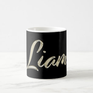 Liam Name whitegold Tasse Teetasse Kaffeetasse