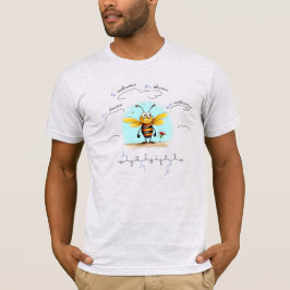 LIAM-Peptid, Bee-4 mit benutzerdefiniertem Text, l T-Shirt