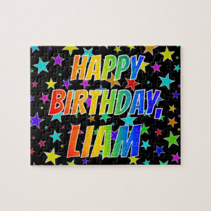 "LIAM" Vorname, Spaß "GLÜCKLICHER BIRTHTAG"
