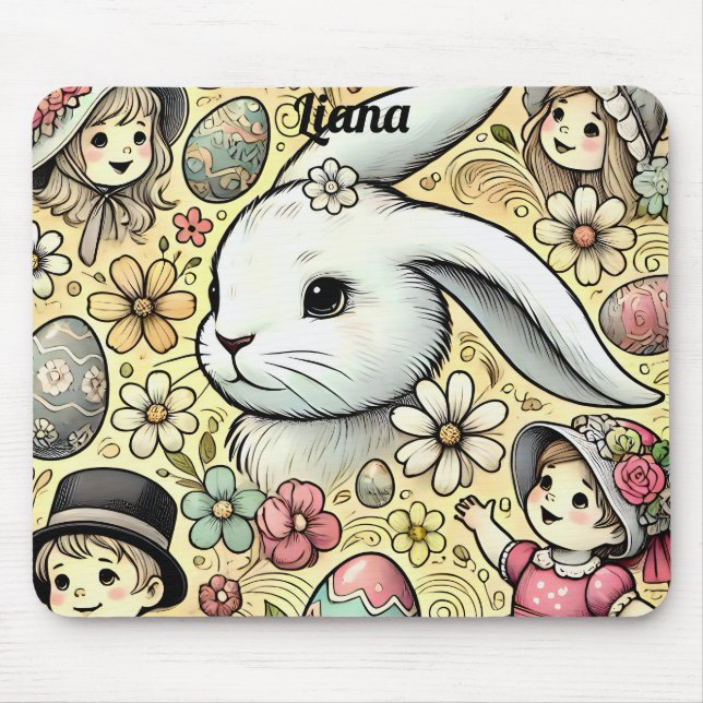 LIANA ~ Vintag Osterzeit ~ Mousepad (Vorne)
