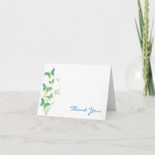 Liane Papillon Bleu et Vert Merci