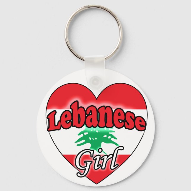 Libanese Girl Schlüsselanhänger (Vorderseite)