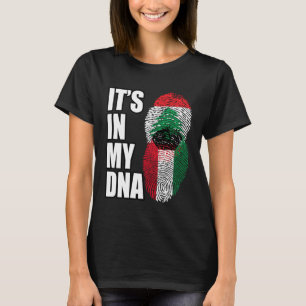 Libanesisch und kuwaitisch gemischtes DNA-Erbe-Fla T-Shirt