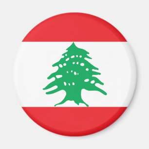 Libanesische Flagge - Flagge von der Libanon Magnet