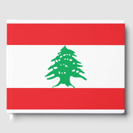 Libanesische Flagge (Libanon-Flagge) Gästebuch