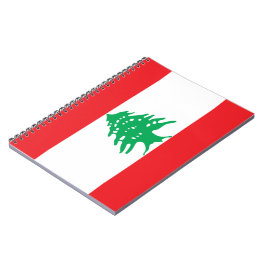 Libanesische Flagge (Libanon-Flagge) Notizblock