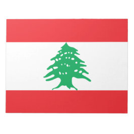 Libanesische Flagge (Libanon-Flagge) Notizblock