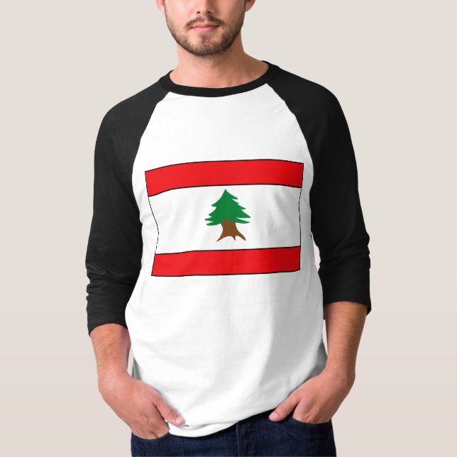 Libanesische Flaggen-T - Shirts und Geschenke (Vorderseite)