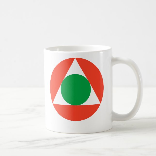 Libanesische Luftwaffe Roundel Kaffeetasse (Rechts)