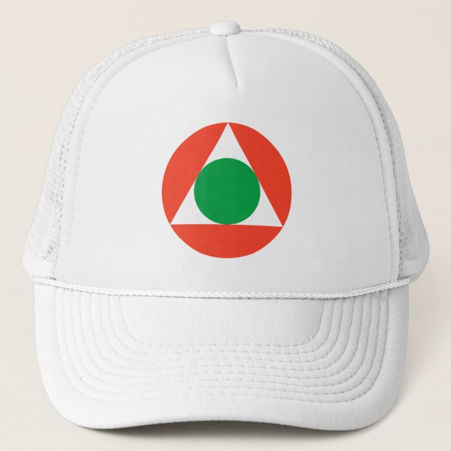 Libanesische Luftwaffe Roundel Truckerkappe (Vorderseite)
