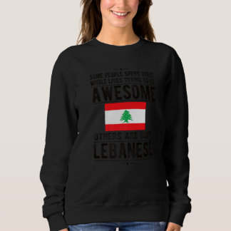 Libanesische phantastische libanesische Fahne Sweatshirt