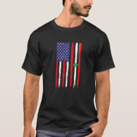 Libanesische Roots Halbamerikanische Flagge Patrio