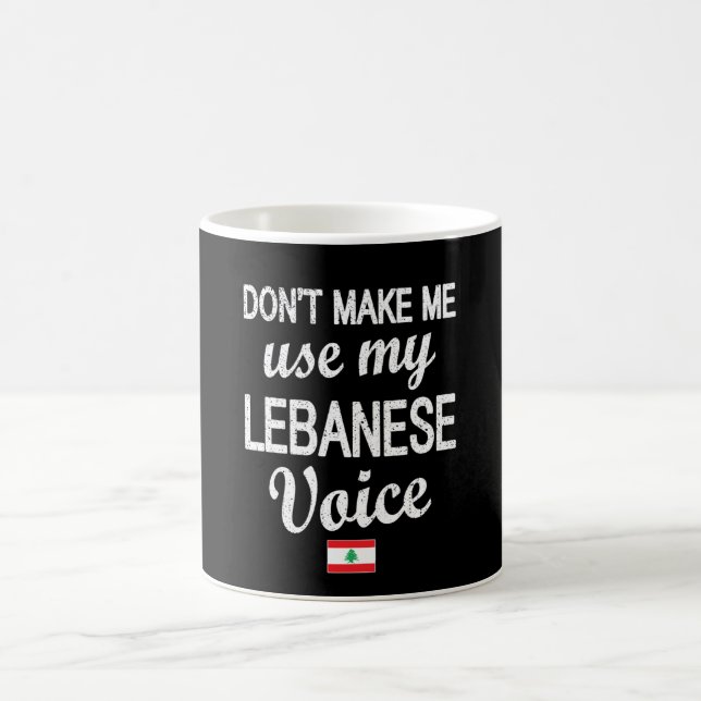 Libanesische Roots Libanon Flagge Libanon Kaffeetasse (Mittel)