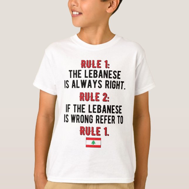 Libanesische Roots Libanon Flagge Libanon T-Shirt (Vorderseite)