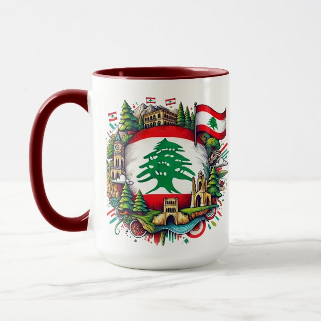 Libanesische Tasse Kultur (Links)