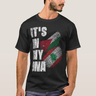 Libanesische und jordanische DNA-Mischvererbungsfl T-Shirt