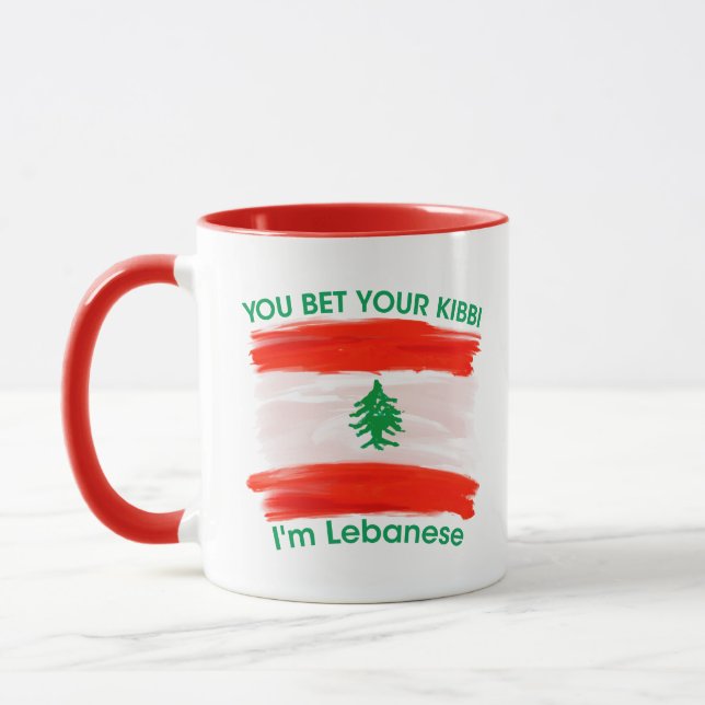 Libanesisches Erbe, Wetten Sie Ihr Kibbi Ich bin L Tasse (Links)