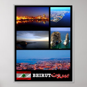 Libanon - Beirut - Mosaik - Poster