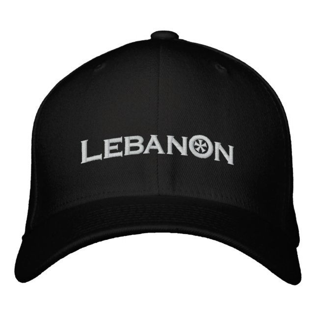 Libanon Bestickte Kappe (Vorderseite)