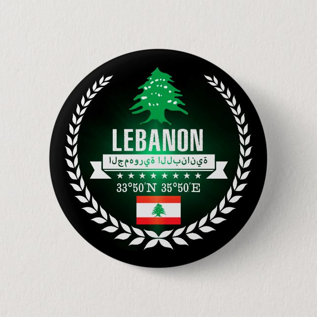 Libanon Button (Vorderseite)