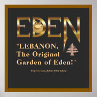 "Libanon, Der ursprüngliche Garten Eden" T - Shirt