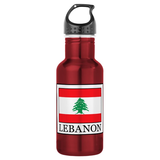Libanon Edelstahlflasche (Vorderseite)