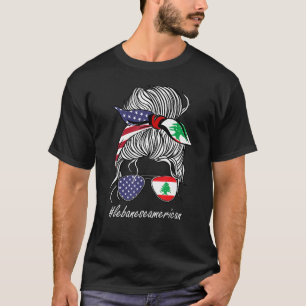 Libanon Erbe Amerikanische Grown Women Girl Libano T-Shirt
