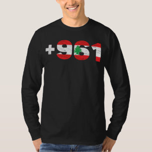 Libanon-Flagge +961 Lobnan Libanesen Lebnan Liebe T-Shirt