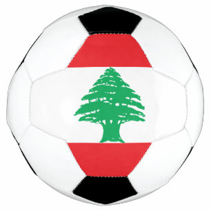 Libanon-Flagge Fußball