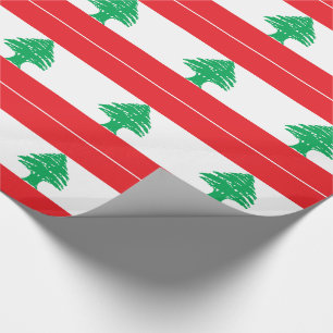 Libanon-Flagge Geschenkpapier