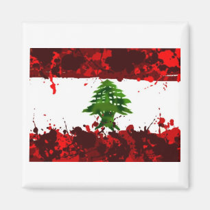 Libanon-Flagge Magnet