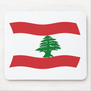 Libanon-Flagge-Mauspad Mousepad