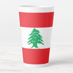 Libanon-Flagge Milchtasse
