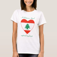 Libanon-Flagge Schweden T - Shirt