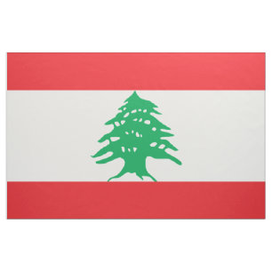 Libanon-Flagge Stoff