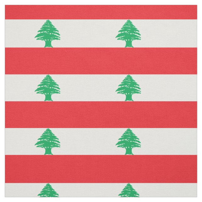 Libanon-Flagge Stoff (Muster)