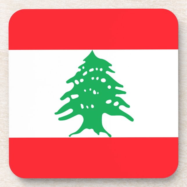 Libanon Getränkeuntersetzer (Vorderseite)