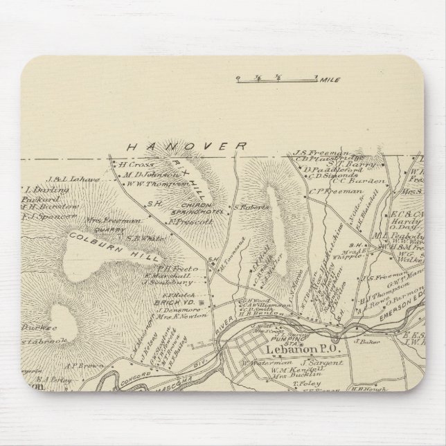 Libanon, Grafton Co Mousepad (Vorne)