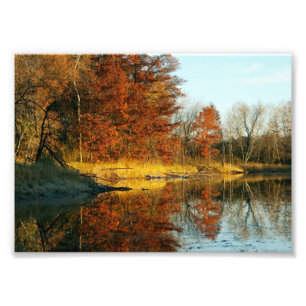 Libanon-Hügel Herbst Fotodruck