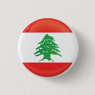 Libanon-Icon-Flagge Button