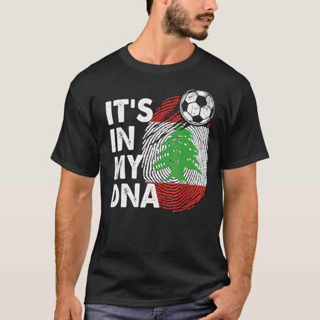 Libanon in meinem Libanon-Flaggenteam T-Shirt (Vorderseite)