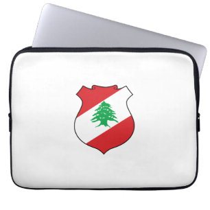 Libanon Landeswappen Symbol Emblem Flagge Laptopschutzhülle